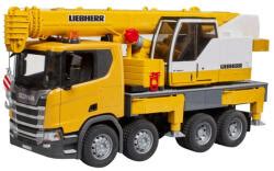 Scania teherautó Liebherr daruval